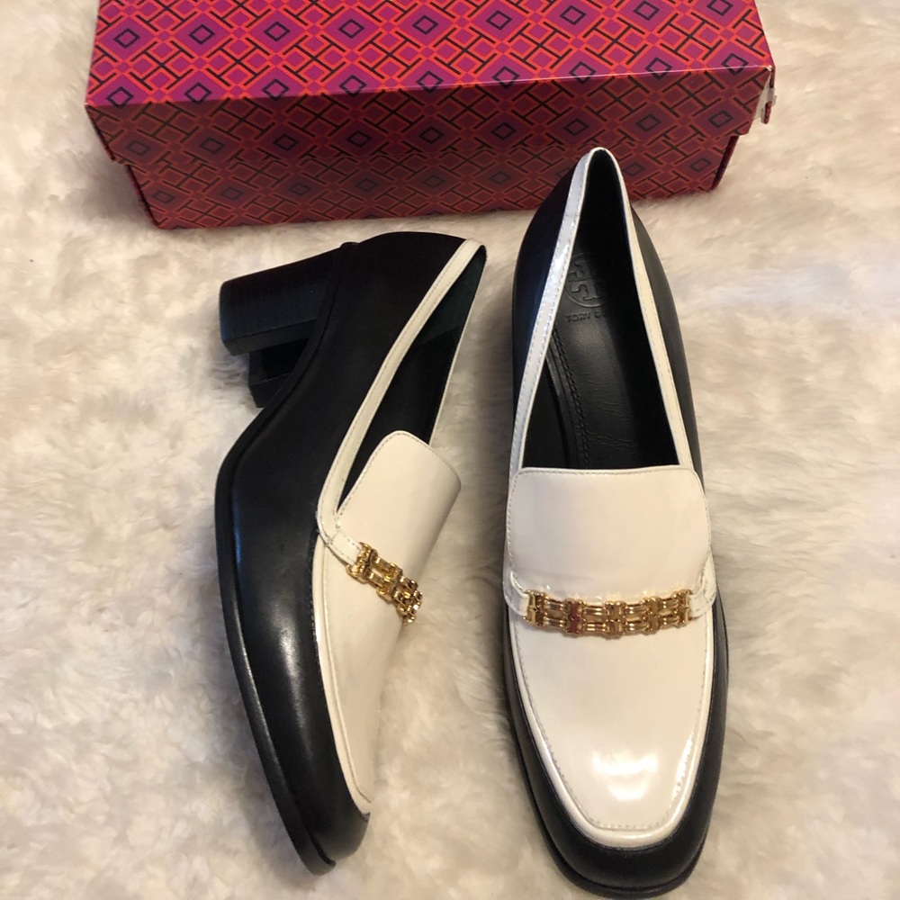 NWB TORY BURCH Gemini Link Loafers, sz 9.5